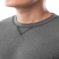 Машка маица со долг ракав на Ли, Француски Тери, до 5xl