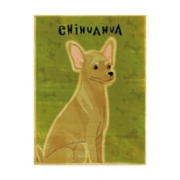 Трговска марка ликовна уметност „Чивахуа злато“ платно уметност од Wон В. Голден