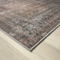 Обединети ткајачи Шарм сон Транзициска гранична област килим, Таупе, 6 '6 9' 2