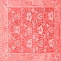 Ахгли Компанија Внатрешен Правоаголник Ориентални Црвени Традиционални Теписи, 7'9'