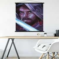 Војна на ѕвездите: Оби - Ван Кеноби-Оби-Ван Портрет Ѕид Постер Со Магнетна Рамка, 22.375 34