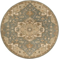 Уметнички ткајачи Демитриос Слејт Традиционален килим со кружна област