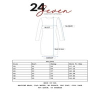 24Севечна облека за удобност плус макси фустан без големина