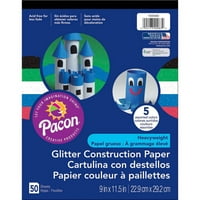Pacon® Сјајна Градежна Хартија, 9 11,5 - Листови по пакет