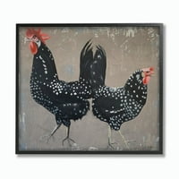 Студената индустрија црна петелки фарма на животни срамни wallидни уметности од Сузи Редман
