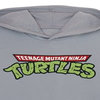 Тинејџерски мутант нинџа желки момчиња долги ракави графички худи, големини 4-18