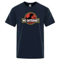 Џхпкјцартун Диносаурус маица Печатени без интернет маица мажи дино маица смешни Хараџуку Блузи јура офлајн парк Машка маица