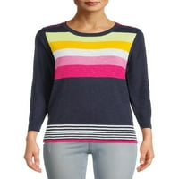 Симетрија женски пуловер од џемпер од виножито