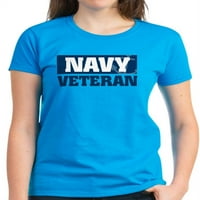Кафепрес-Ветеран НА Американската Морнарица-Женска Темна Маица