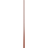 Ekena Millwork 1 2 W 39 H TRUE FIT PVC, четири табли врамени од табла-n-batten ролетни, црвена пиперка