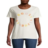 Греј од Грејсон Социјална женска инспиративна графичка маица со кратки ракави