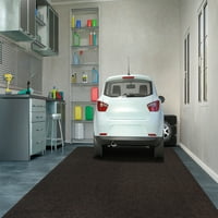 Ottomanson гаража floormat водоотпорен дамки отпорен на цврста гаража, килим, 7'3 8'2