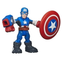 Marvel Super Hero Adventures Adventures Shield Slingin Captain America Action Figure