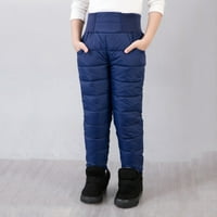 Момци snossuit Мали девојчиња Момци цврсти снежни панталони дебели зимски топли детски панталони девојка активна облека облека