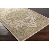 Уметнички ткајачи Демитриос Мос Традиционален килим со тркалезна област со 4 '