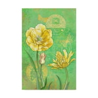 Трговска марка ликовна уметност „пролетни цвеќиња I“ платно уметност од Марија Ритова