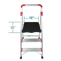 3-чекори за преклопување столче алуминиумска скала 3ft не-лизга платформата лесна 230 bs