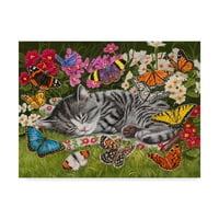 Трговска марка ликовна уметност „ќебе на платно на пеперутки“ од Вилијам Вандердасон