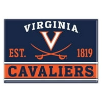 Вирџинија лого 2.5 3,5 Магнет со фрижидер