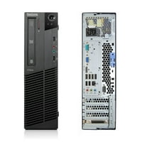 Користени-Леново ThinkCentre M82, СФФ, Intel Core i5 - @ 3. GHz, 12GB DDR3, 2TB HDD, DVD-RW, Wi - Fi, VGA На HDMI Адаптер, НОВА Тастатура + Глувчето, No OS