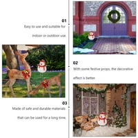 Поставете Знаци За Божиќен Двор Градинарски Влогови Украси За Тревникот